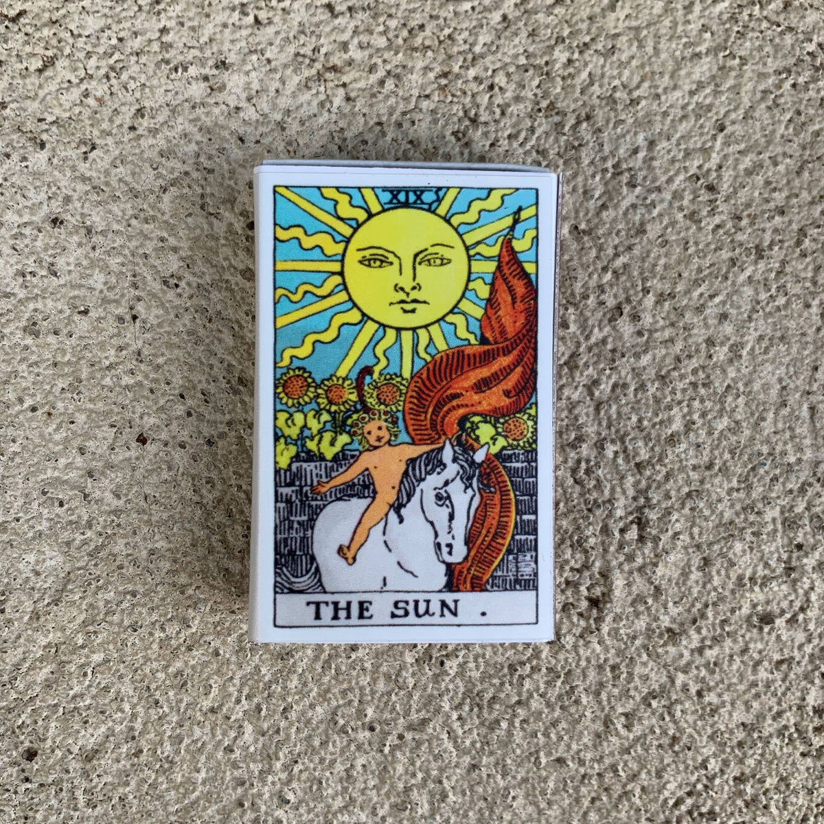 The Sun Tarot Matchbox – Major Arcana Matches, Celestial Home Décor, Positive Tarot Gift