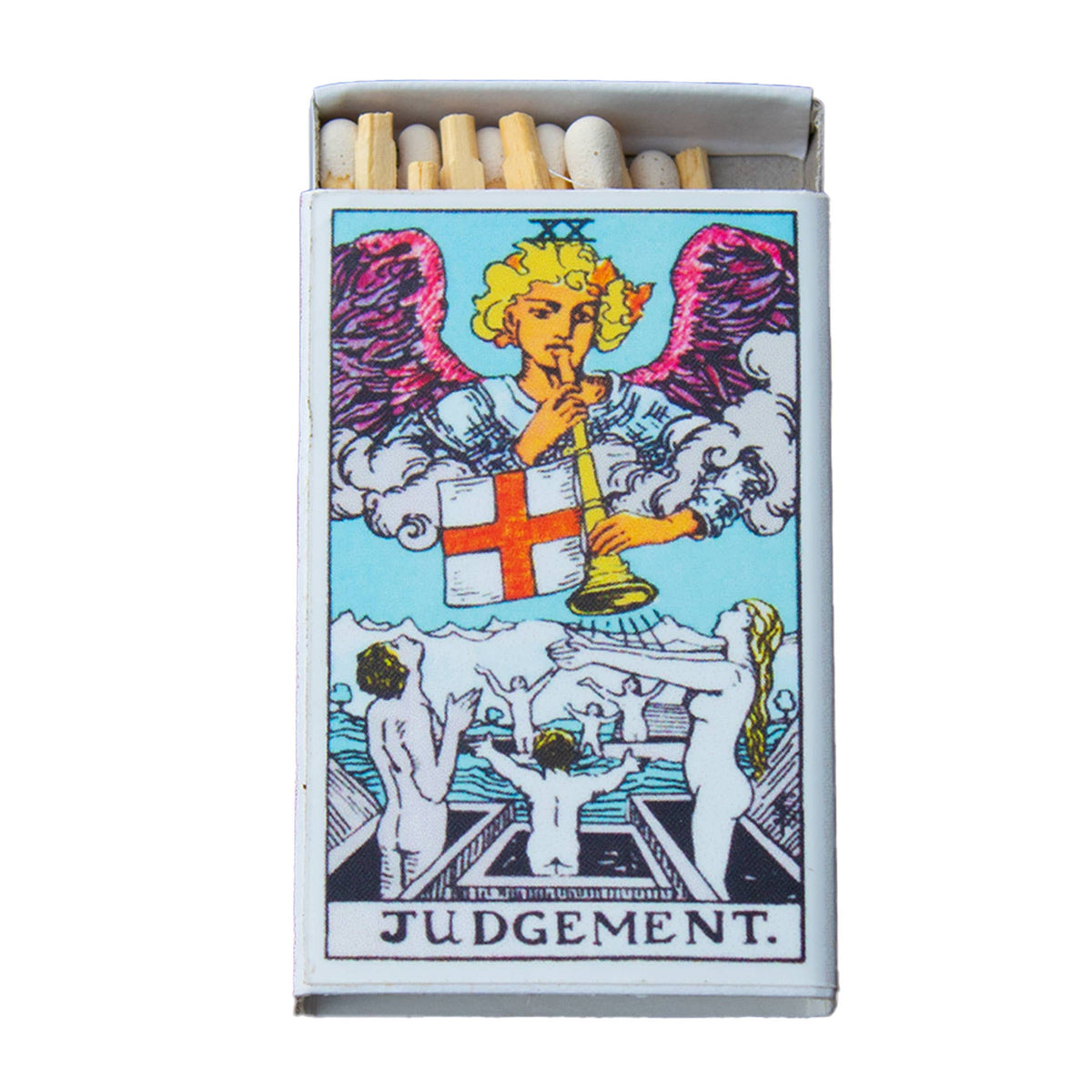 Judgement Tarot Matchbox – Major Arcana Matches, Mystical Home Décor, Spiritual Gift