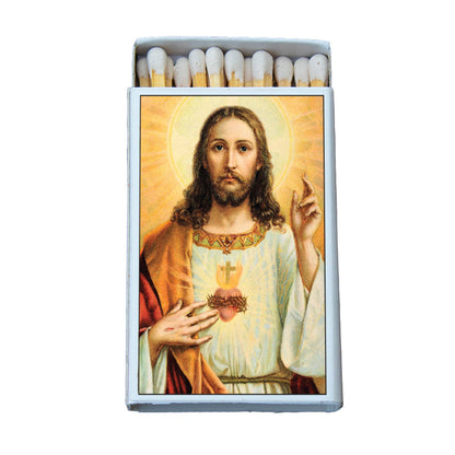 Jesus Matchbox – Christian Matches, Religious Home Décor, Faith-Inspired Gift