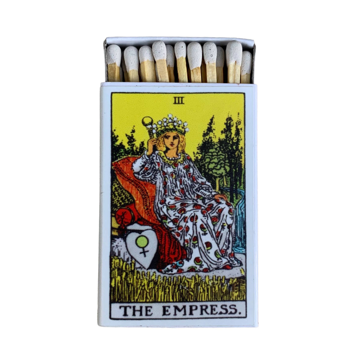The Empress Tarot Matchbox – Major Arcana Matches, Feminine Mystical Décor, Tarot Reader Gift