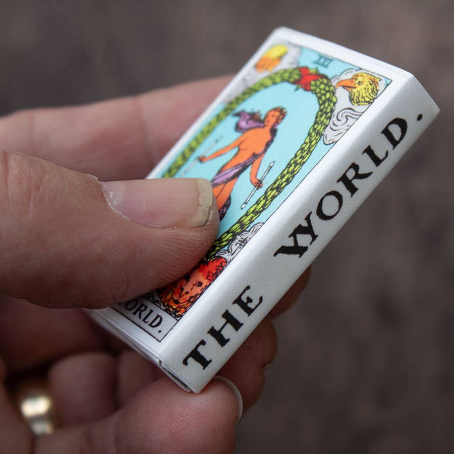 The World Tarot Matchbox – Major Arcana Matches, Celestial Home Décor, Tarot Reader Gift