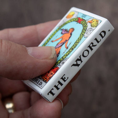 The World Tarot Matchbox – Major Arcana Matches, Celestial Home Décor, Tarot Reader Gift