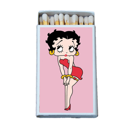 Vintage Cartoon Matchbox – Retro Movie Matches, Candle Accessory, Nostalgic Home Décor Gift