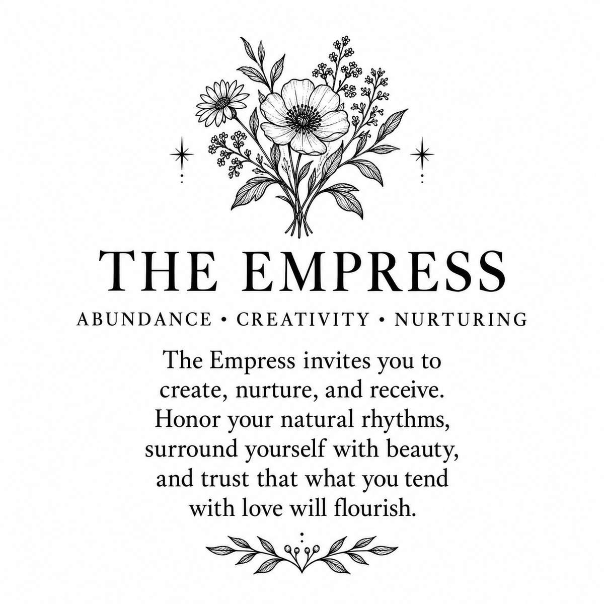 The Empress Tarot Matchbox – Major Arcana Matches, Feminine Mystical Décor, Tarot Reader Gift