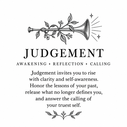 Judgement Tarot Matchbox – Major Arcana Matches, Mystical Home Décor, Spiritual Gift