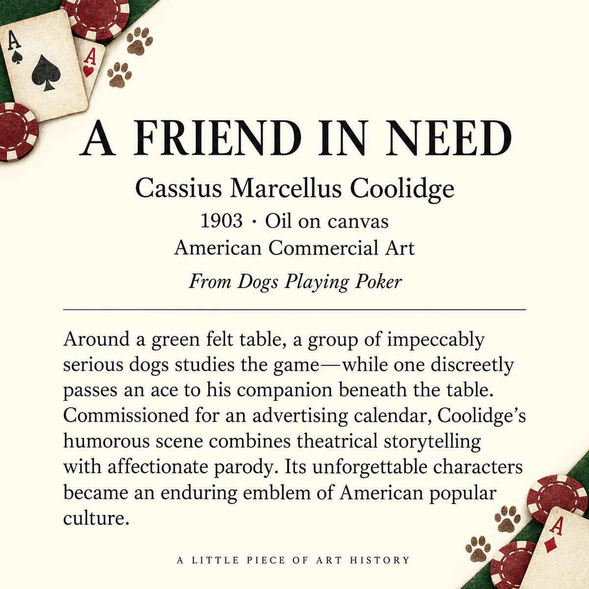 Dogs Playing Poker Matchbox – “A Friend in Need” Art Matches, Funny Dog Lover Gift