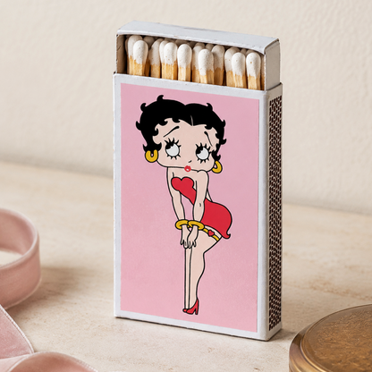 Vintage Cartoon Matchbox – Retro Movie Matches, Candle Accessory, Nostalgic Home Décor Gift