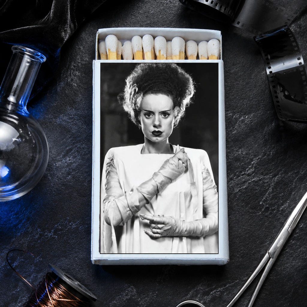 Classic Monster Film Matchbook, Vintage Movie Still Collectible, Retro Horror Decor, Candle Lover Gift