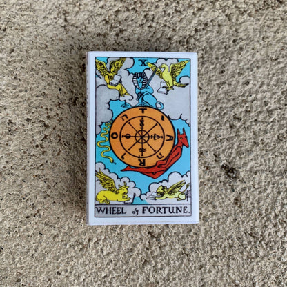 Wheel of Fortune Tarot Matchbox – Major Arcana Matches, Mystical Décor, Tarot Reader Gift