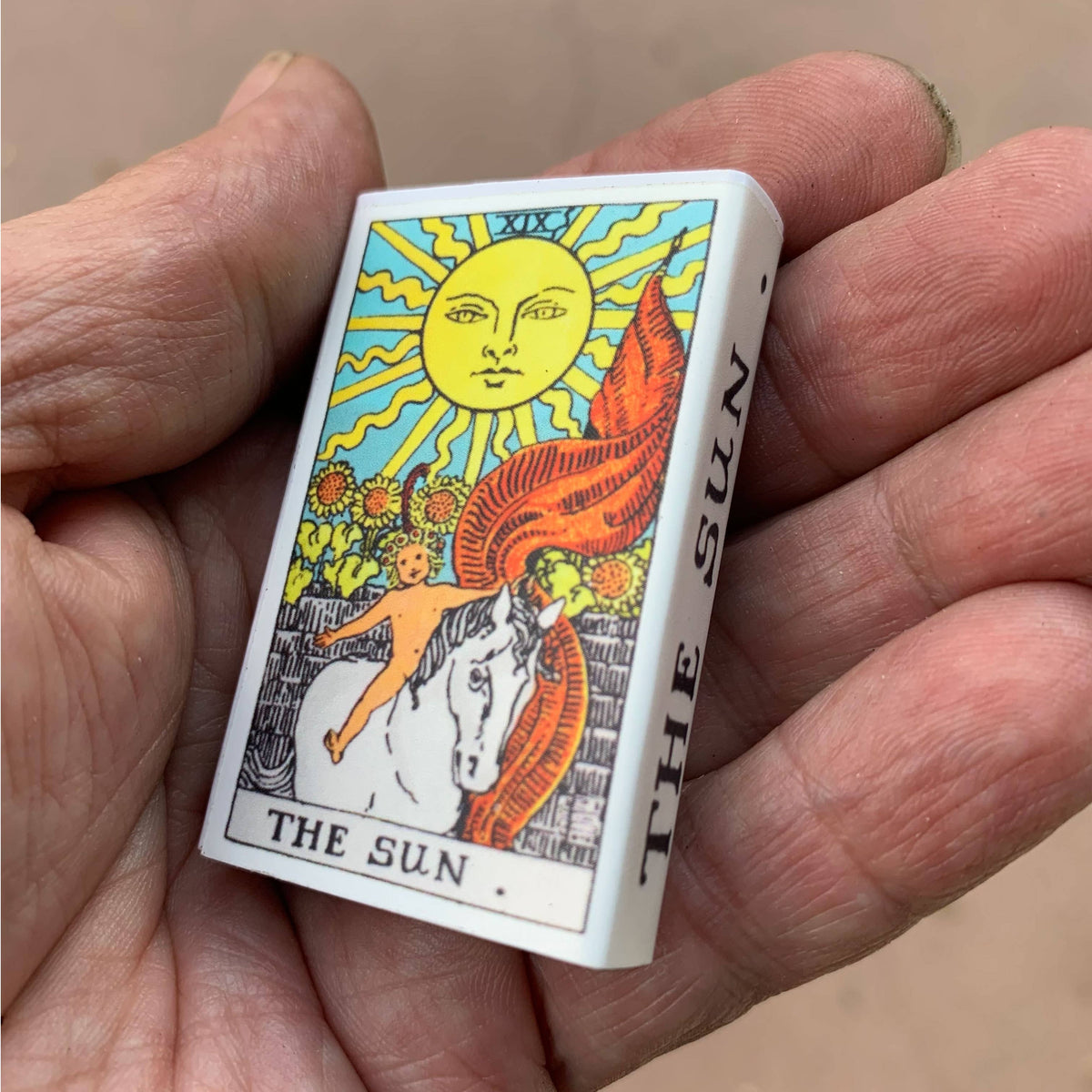 The Sun Tarot Matchbox – Major Arcana Matches, Celestial Home Décor, Positive Tarot Gift