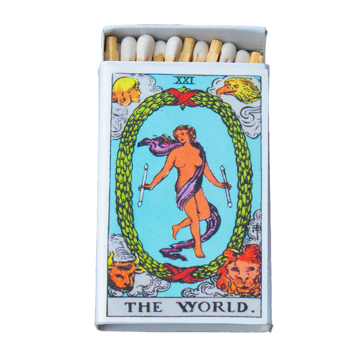 The World Tarot Matchbox – Major Arcana Matches, Celestial Home Décor, Tarot Reader Gift
