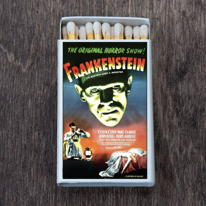 Vintage Monster Movie Poster Matchbook, Horror Film Memorabilia, Retro Collectible, Home Decor for Candles