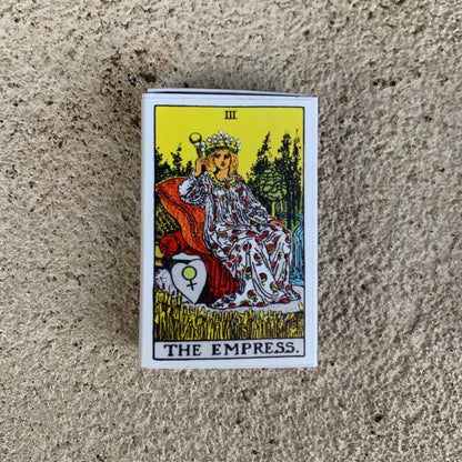 The Empress Tarot Matchbox – Major Arcana Matches, Feminine Mystical Décor, Tarot Reader Gift