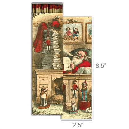 Naughty or Nice Matchbox – Oversized Holiday Safety Matches, Christmas Décor