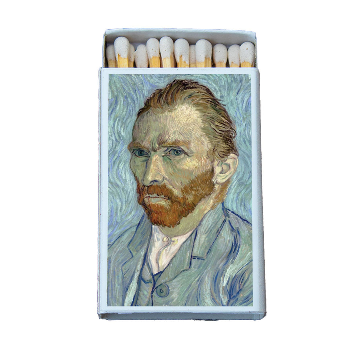 Van Gogh Self-Portrait Matchbox – Famous Art Matches, Museum Lover Gift, Artistic Home Décor
