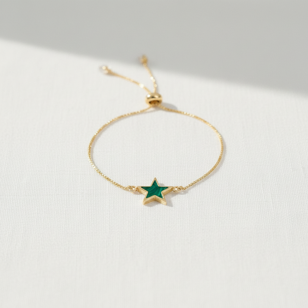 Geometric Botanical Leaf Slider Bracelet, Preserved Dried Flower Jewelry, Adjustable Nature Inspired Bracelet