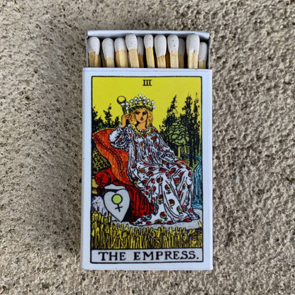 The Empress Tarot Matchbox – Major Arcana Matches, Feminine Mystical Décor, Tarot Reader Gift